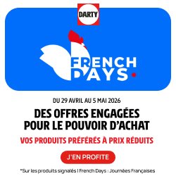 French Days Darty : Offres Massives sur la Tech et l’Électroménager